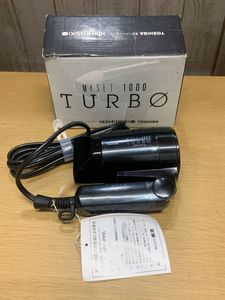 TOSHIBA MYSET1000 TURBO ミニ ヘアドライヤー HDH-P115(K) ブラック 保管品 東芝 ドライ