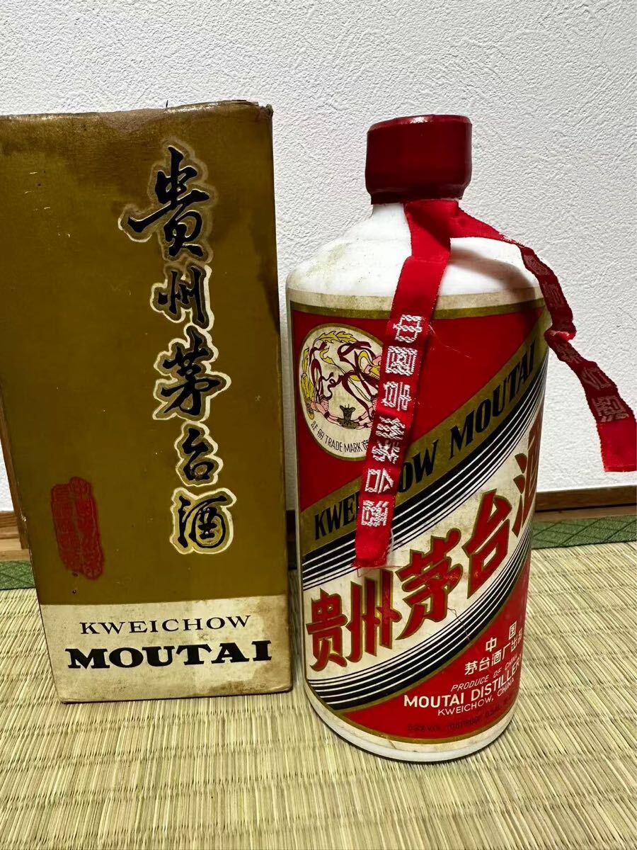 中国　貴州茅台酒 天女 1980年代　KWEICHOW MOUTAI 未開栓 53％ 540ml 古酒 約1025g 中国酒_1
