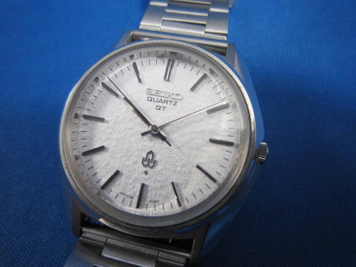 稼働品 SEIKO セイコー クオーツ GT 38-7030 メンズ 時計 社外ベルト 