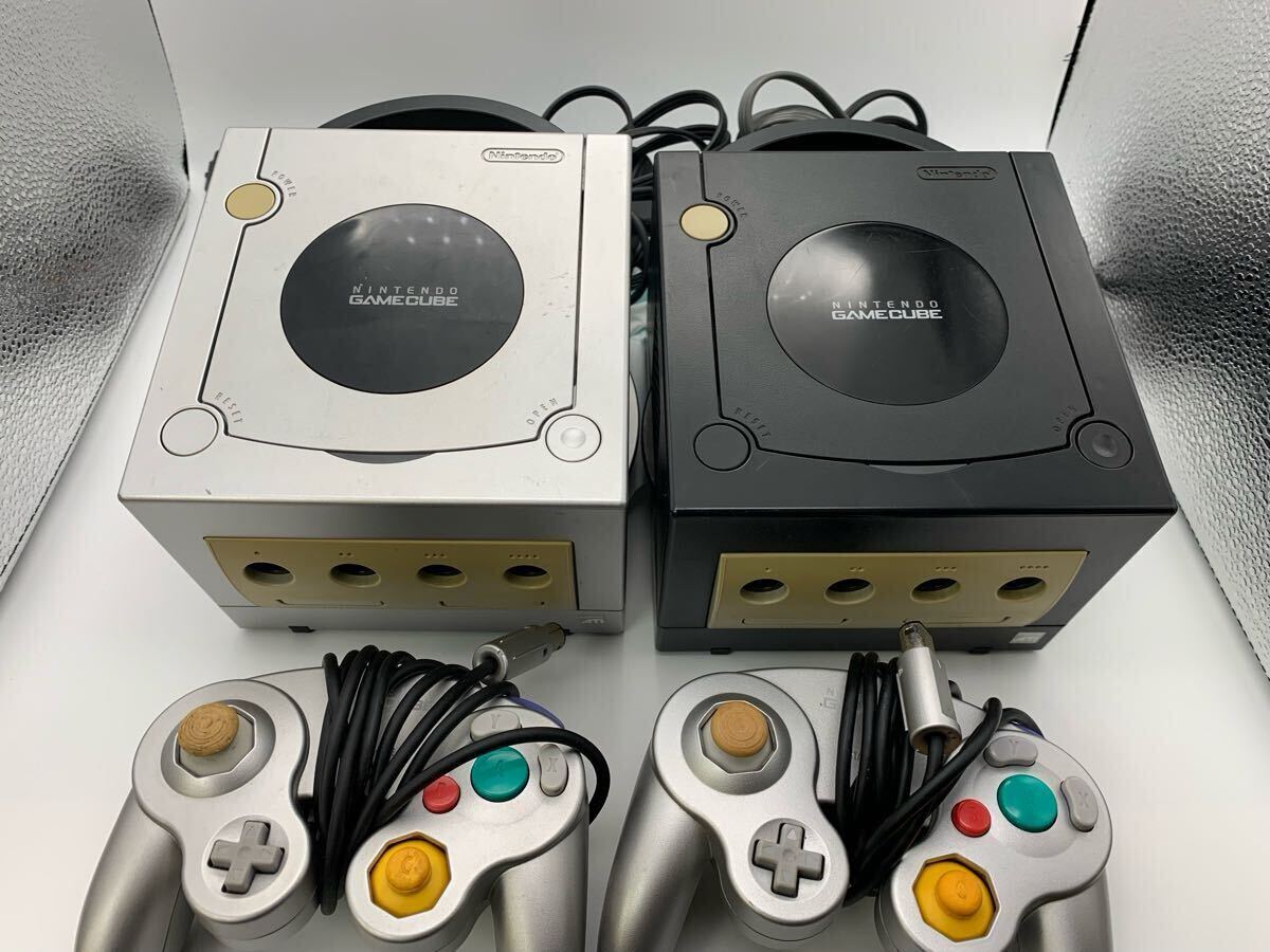Nintendo 任天堂 GAME CUBE ゲームキューブ 本体 シルバー&ブラックDOL