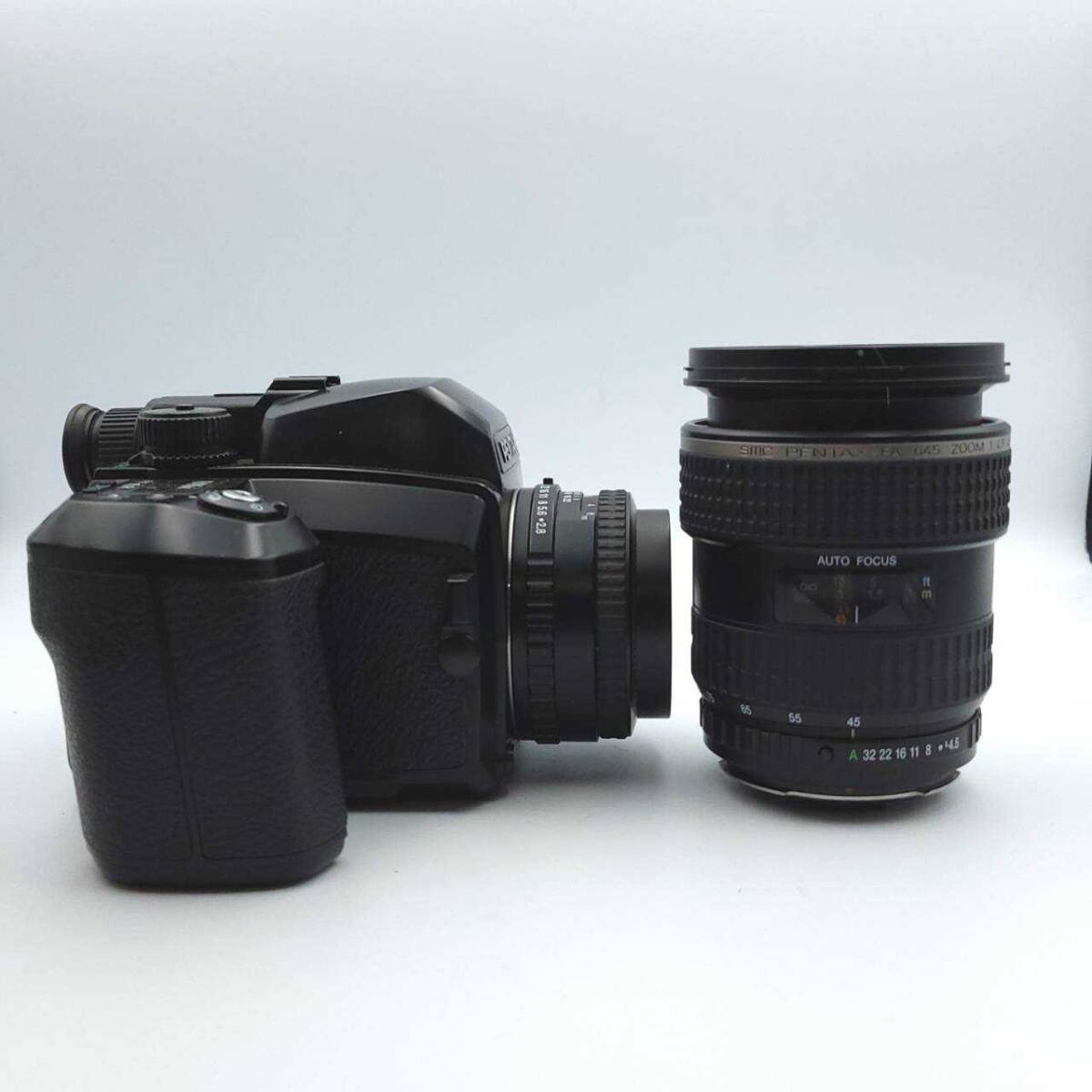 R05 防湿庫保管品 PENTAX 645N 中判フィルムカメラ ボディ 動作品 1円