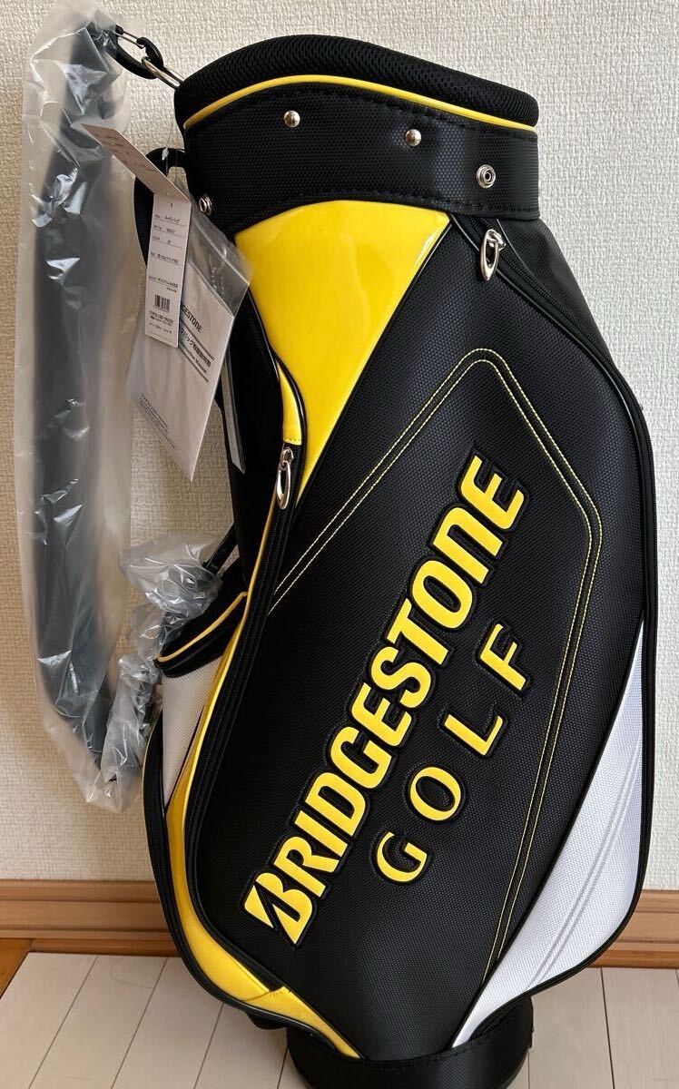 メカ】ブリヂストンBRIDGESTONEキャディバッグブラック/イエロー