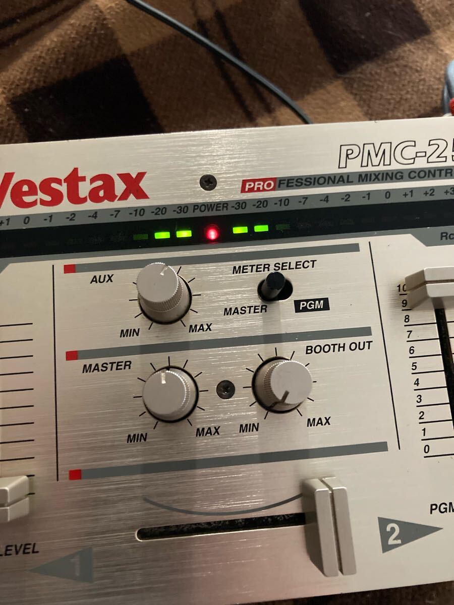 【美品】動作品 名機 ロータリーミキサー Vestax PMC-250 Vestax PMC-250 ベスタクス ロータリーミキサー DJミキサー Vestax PMC