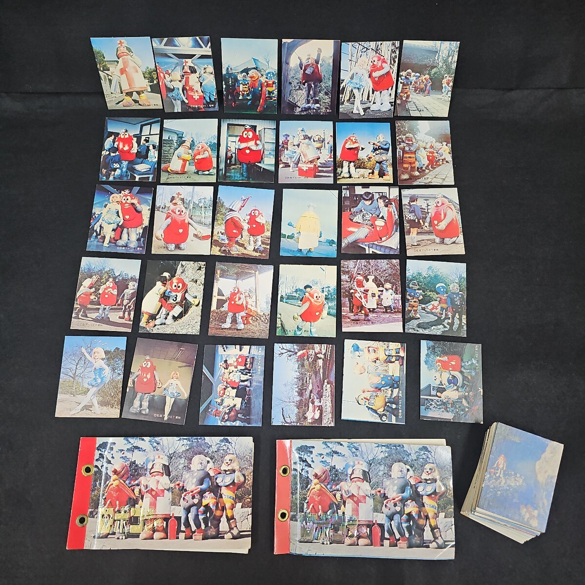 当時物 ミニカード 美品 ndfb_ がんばれロボコンカードアルバム レア 