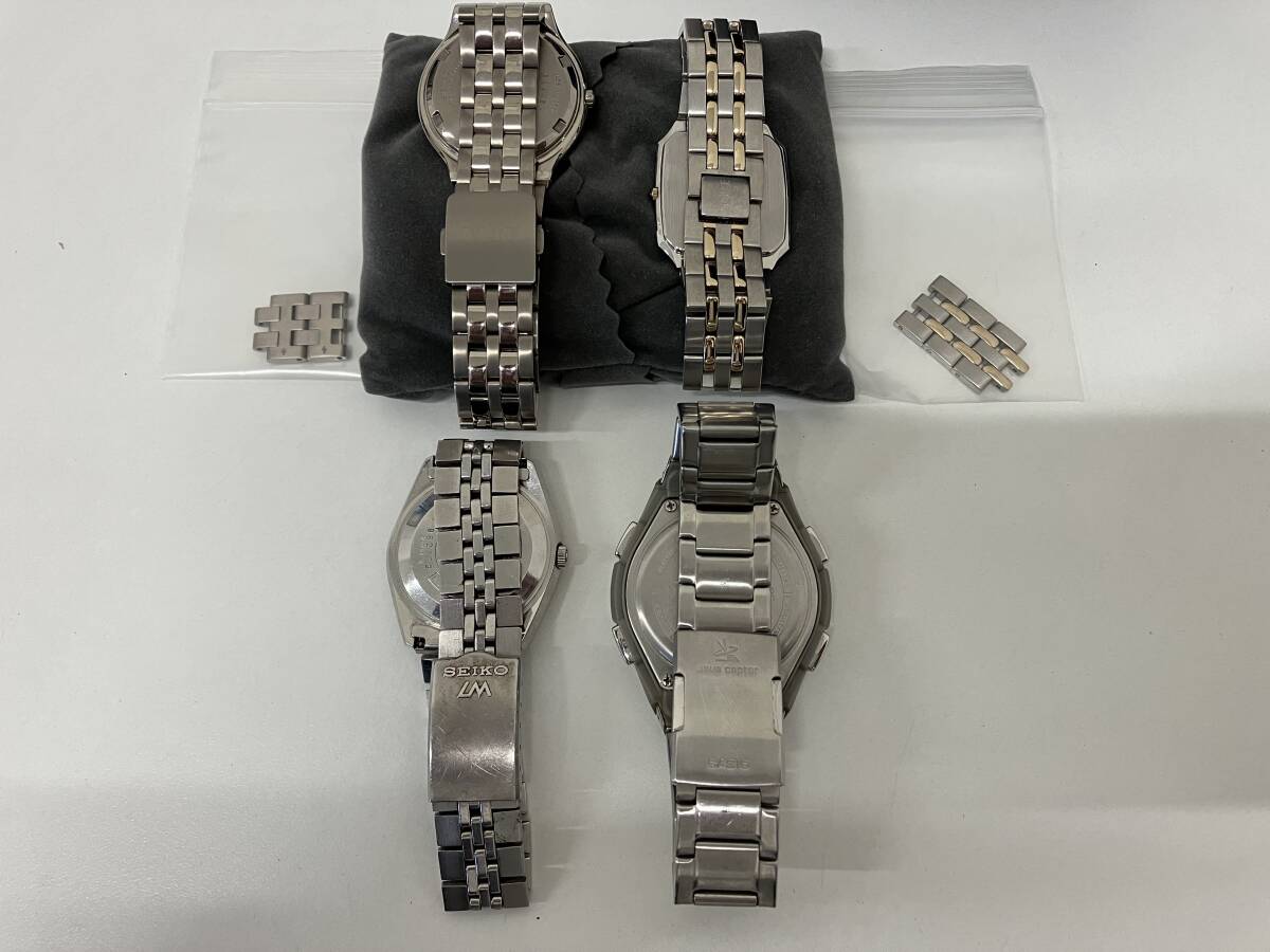 ジャンク品 時計まとめて出品 SEIKO、CASIO 4セット NO418.19.32.46 