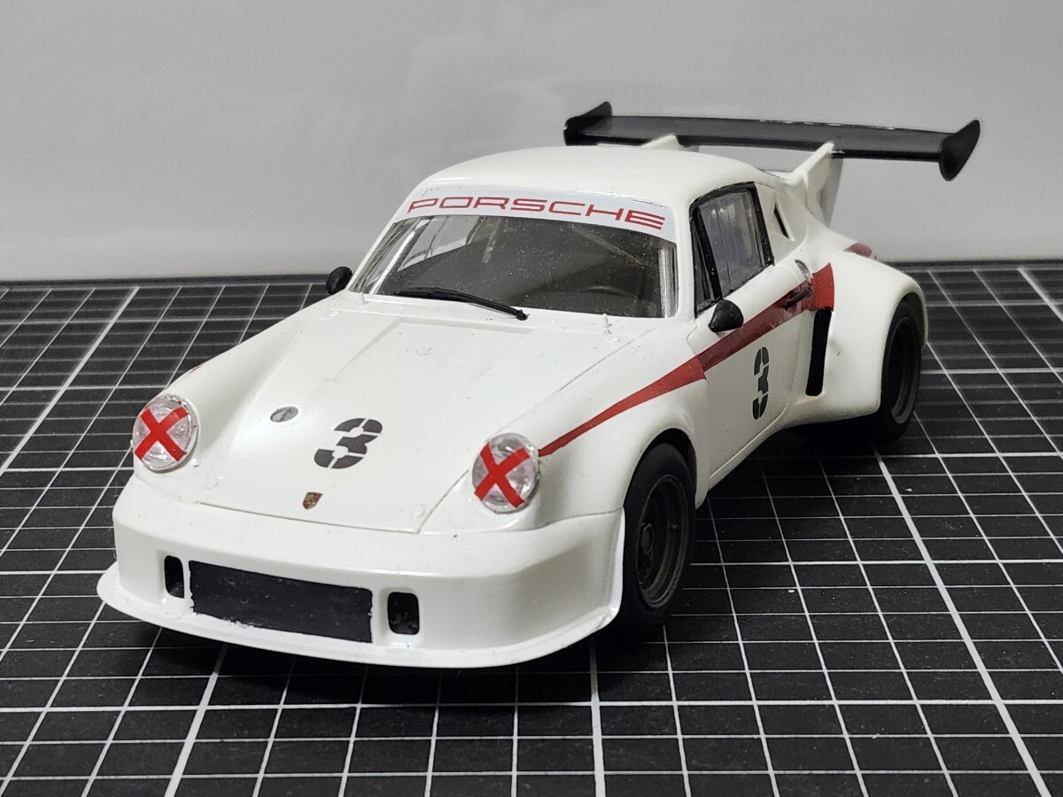 塗装 完成品 フジミ 1/24 サーキットの狼 ポルシェ 911 カレラ RSR