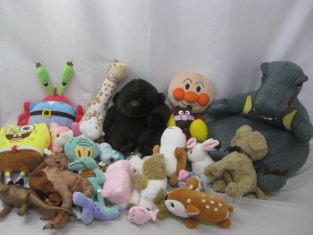 【まとめ売り 中古品】 ホビー アンパンマン 恐竜 他 ぬいぐるみ フィギュア 等 グッズセット_1