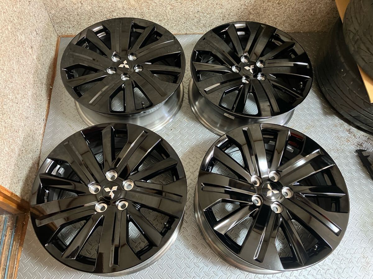 希少 新車外し ENKEI製 三菱 RVR BLACK Edition 純正アルミホイール 4