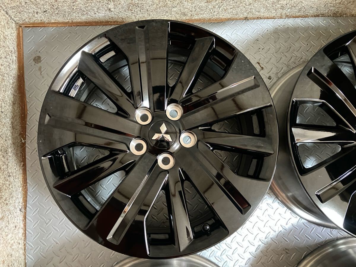 希少 新車外し ENKEI製 三菱 RVR BLACK Edition 純正アルミホイール 4