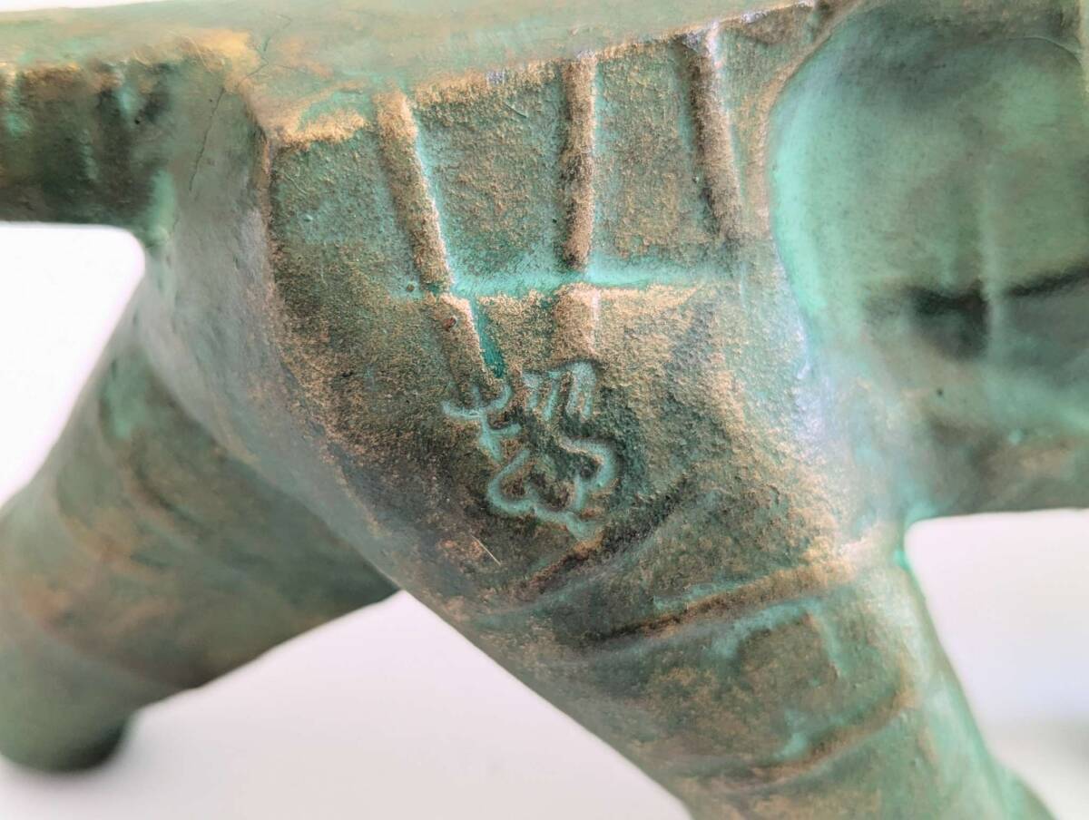 虎の置物日展作家三枝惣太郎作美品！