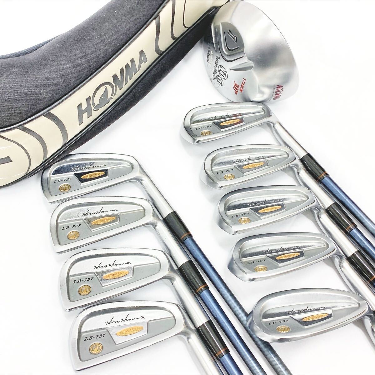 HONMA ホンマ LB-737 アイアン　4/5/6/7/8/9/10/11/SW 9本　金モグラ/ツインマーク ドライバー　300CC Loft9.5 MP300 ゼクシオ　R尼0219_1