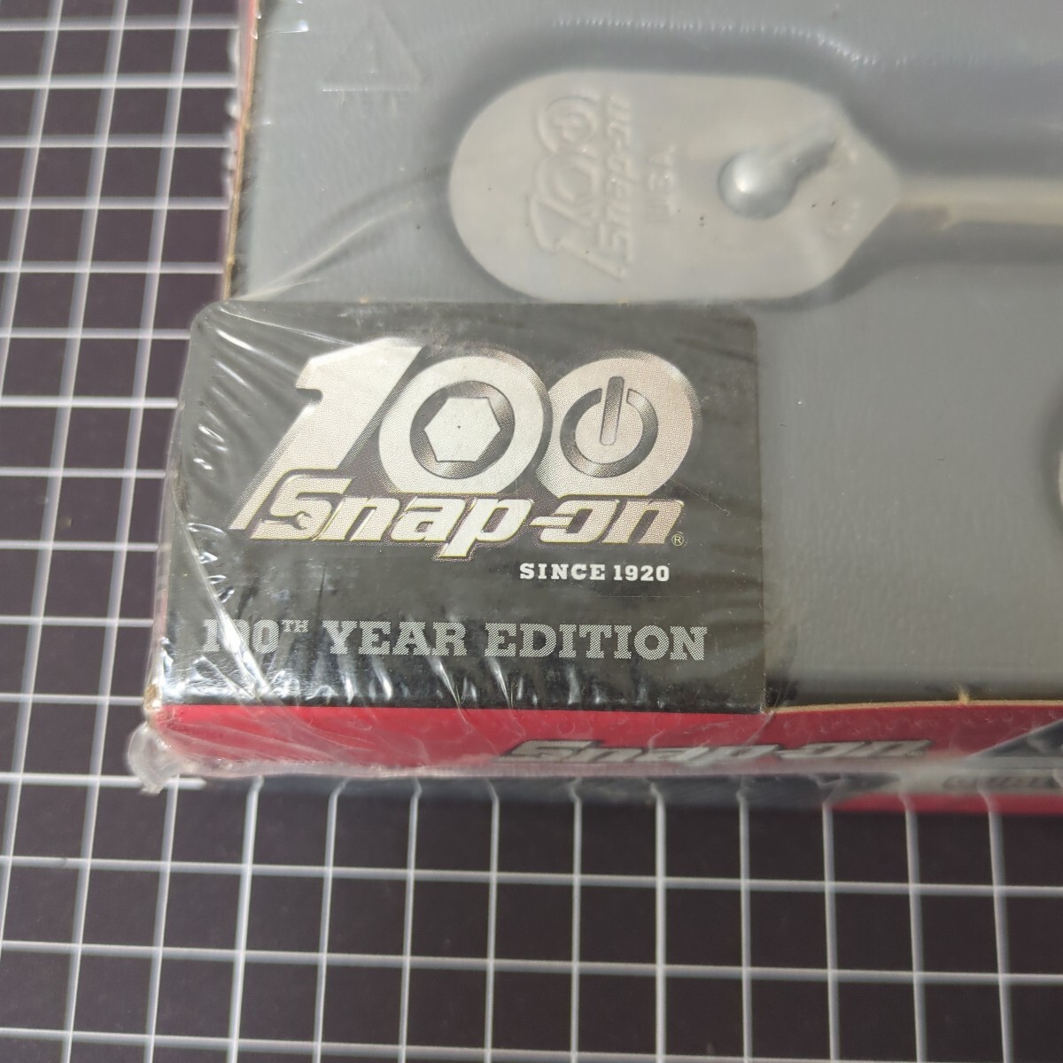 スナップオン 100周年記念ラチェットセット 限定 廃版 レア 旧グリップ 専用ロゴ RAT2TFHLMRX メタリックレッド Snap-on コレクションに_4