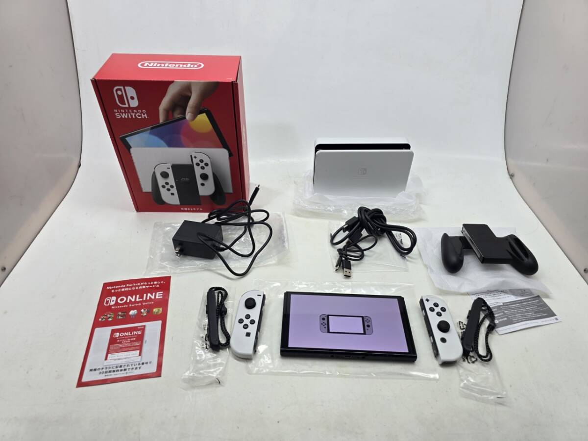 01w6277☆1円~ Nintendo Switch ニンテンドー スイッチ 有機EL
