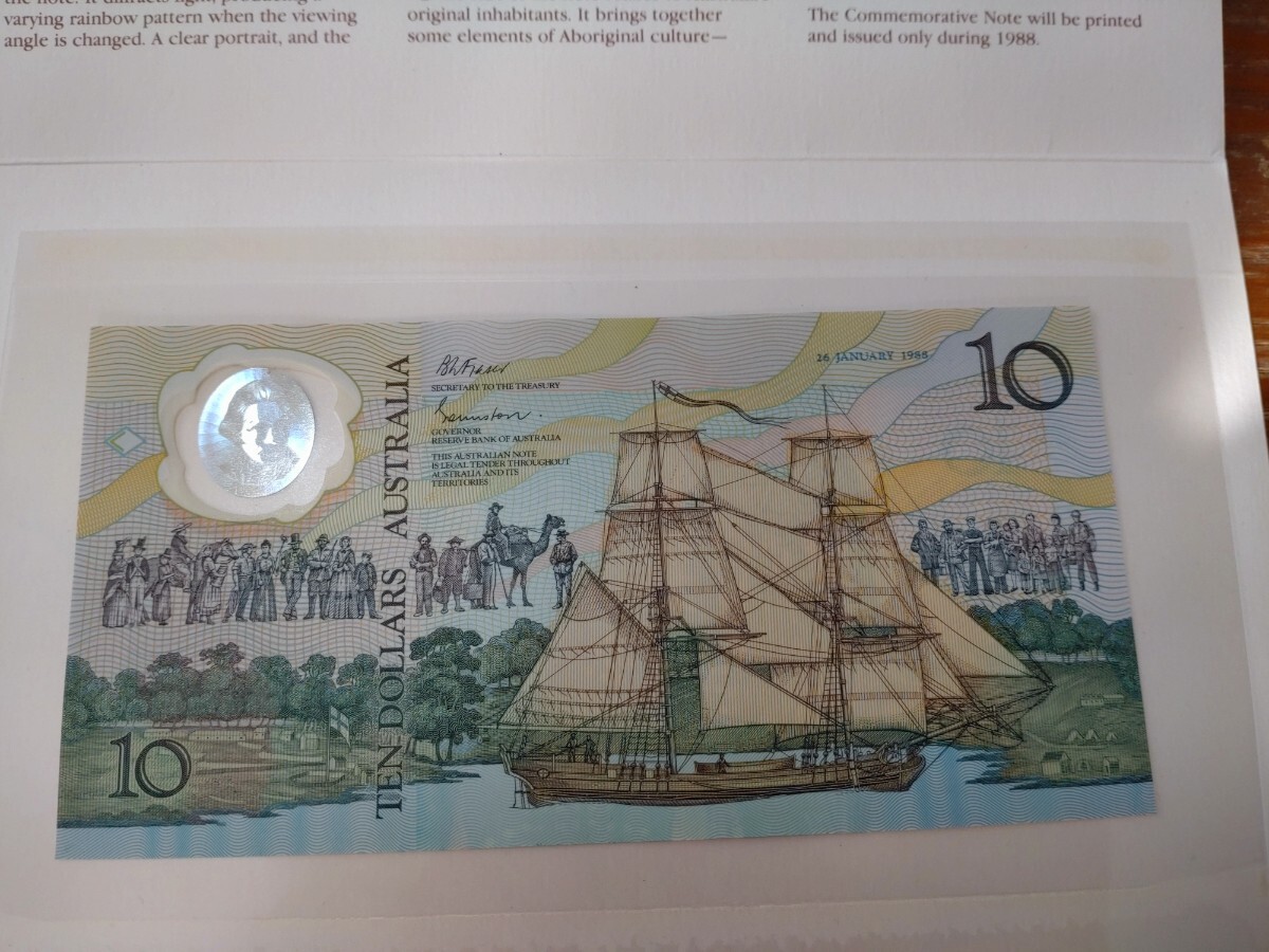 オーストラリア　記念紙幣　10ドル　海外紙幣　外国紙幣_6