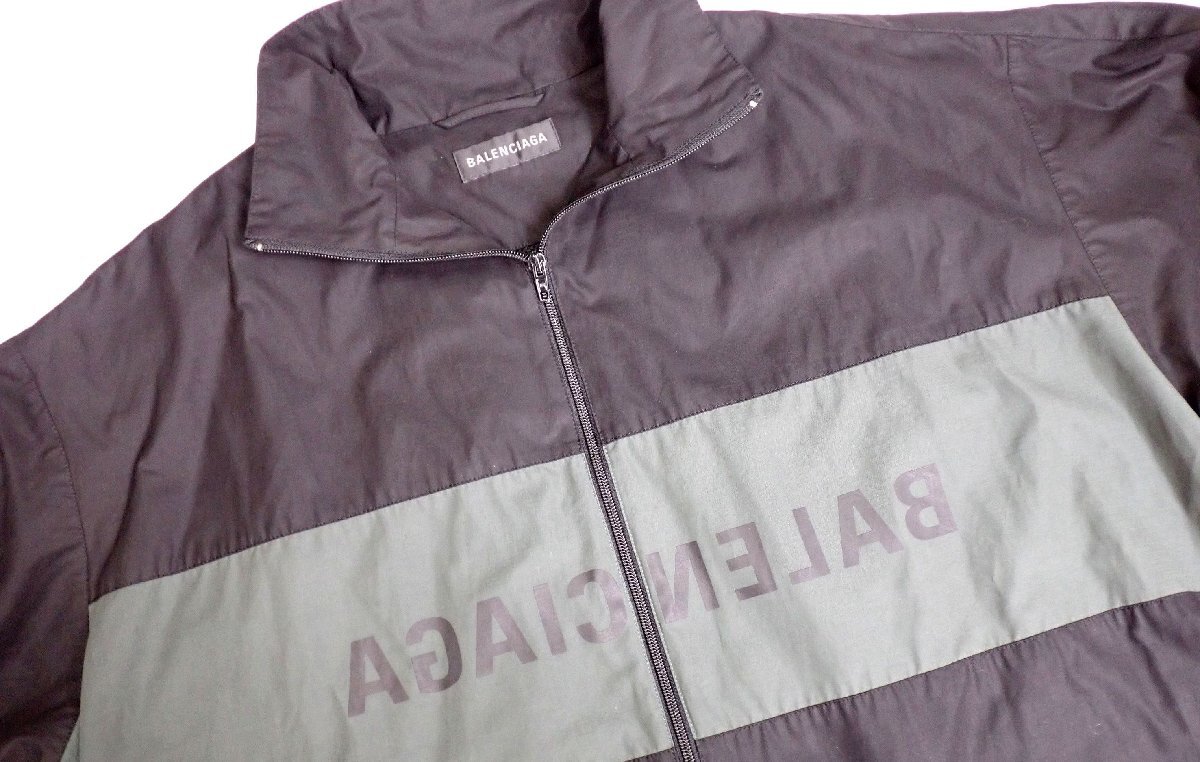 22年 希少 美品 反転ロゴ バレンシアガ BALENCIAGA 725312 ジップ