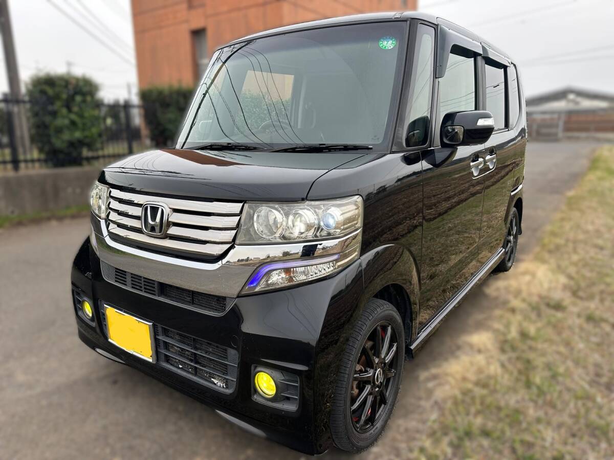 ホンダ　N-BOX　カスタムGターボパッケージJJF1　両側パワースライドドアパドルシフト１３万キロ-代乗って帰れます_3