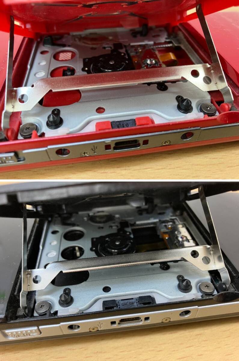 小703-260　PSP 3000　本体　2つ セット　レッド　ブラック　PlayStation Portable　SONY　ソニー　ゲーム機　中古品　★_7