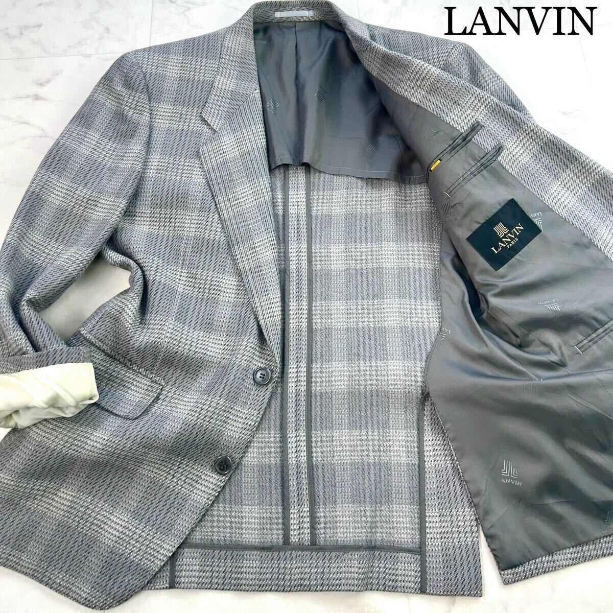 極美品】幻の別注☆最高級爽かカシミヤ☆稀少L!! LANVIN ランバン