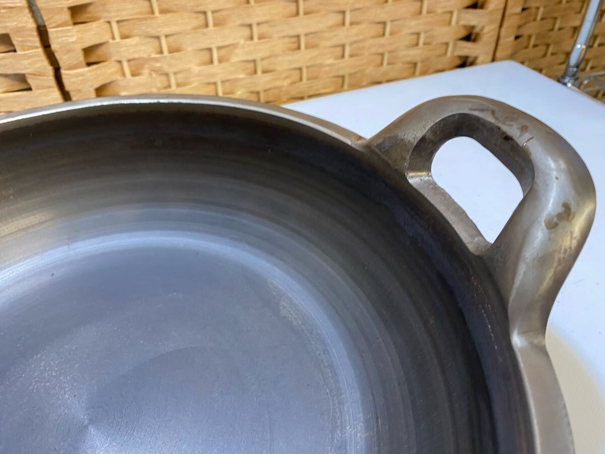 54532【自宅保管品】山王堂 久慈砂鉄 天麩羅鍋 南部鉄器 てんぷら鍋