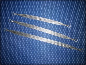 ●● 今だけ送料無料 ３本組 平編銅線 極太８sq ３本組 マフラー アーシング