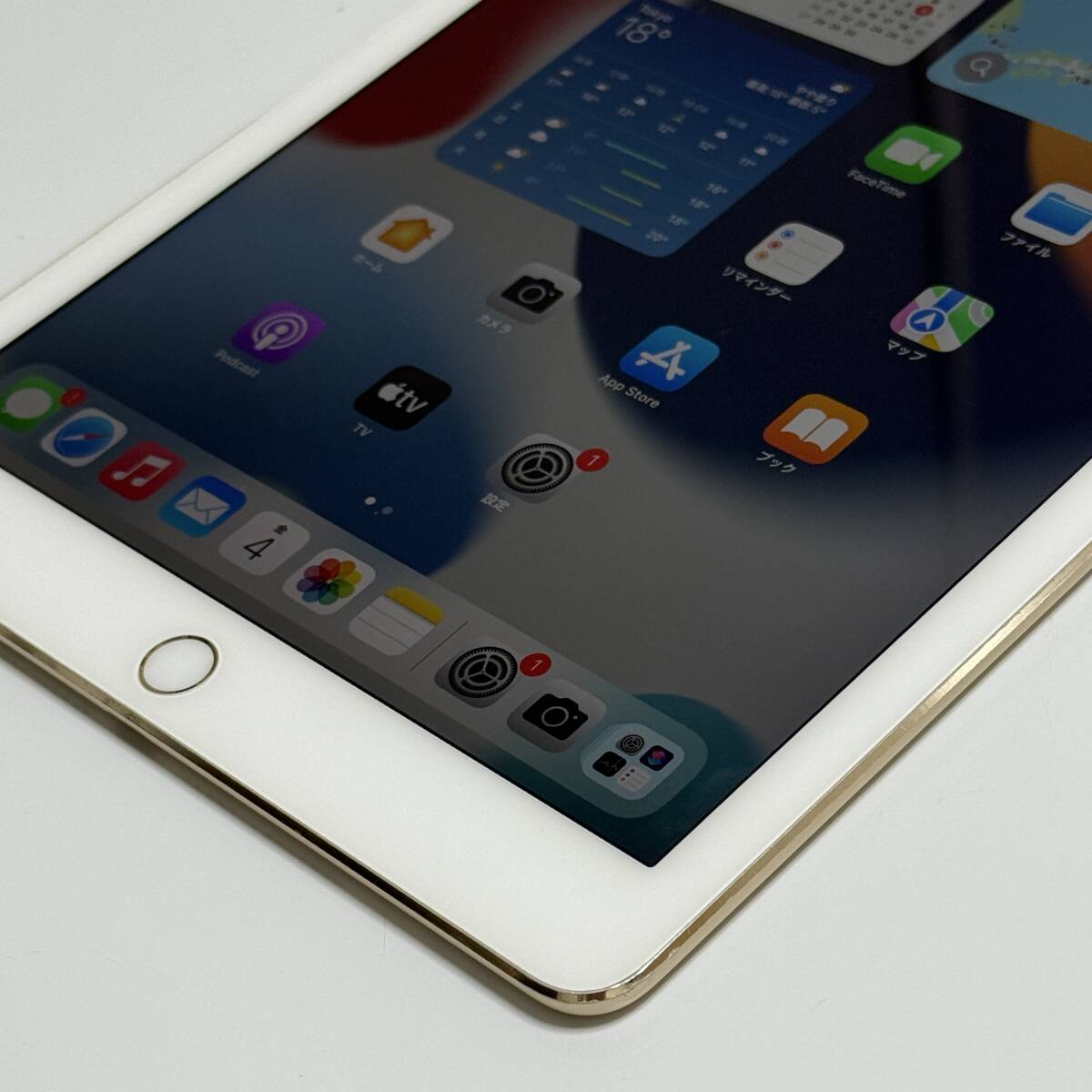 Apple iPad Air 2 ゴールド 16GB NH0W2J/A Wi-Fiモデル iOS15.8.4 アク