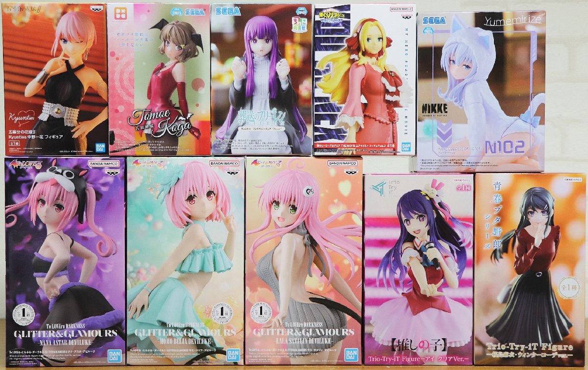 初音ミク To LOVEる ダークネス 勝利の女神NIKKE 他 まとめ売り M◇未使用品◇美少女フィギュア 10点 まとめてセット TO LOVEる