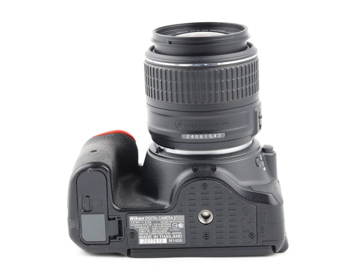 Nikon D5500 + Objectif 18-55mm – Boîtier Reflex Numérique 24.2 MP – Occasion – Noir