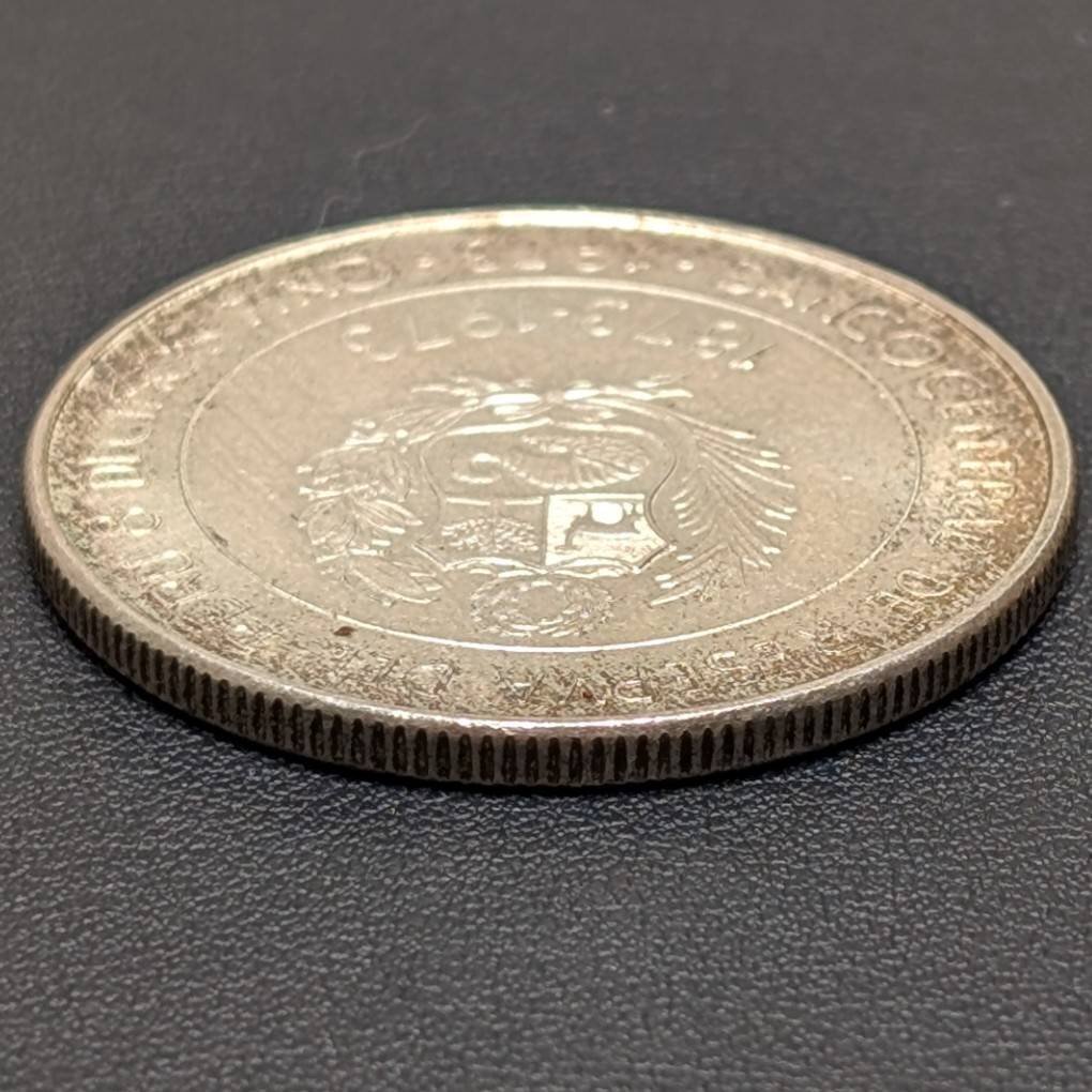 KKB2854KY】ペルー 100ソル銀貨 1873-1973年 ペルー・日本修好100周年