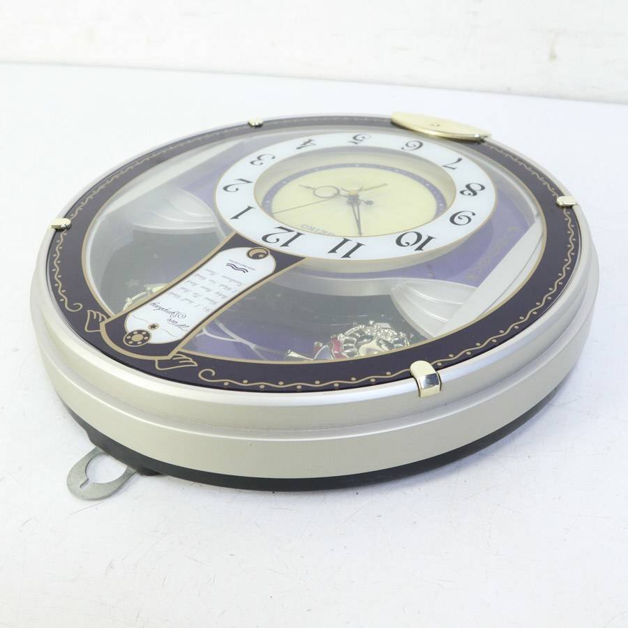 動作品 SEIKO セイコー ウェーブシンフォニー 電波掛け時計 AM215L