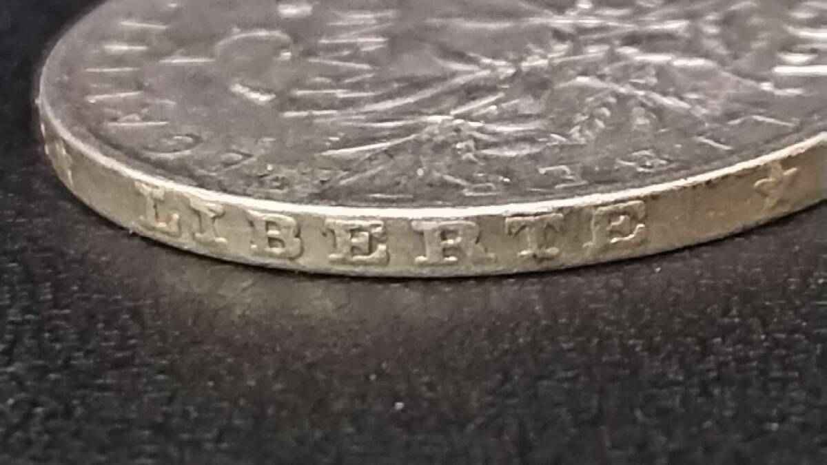 1円～スタート☆ 外国銀貨 フランス 5フラン銀貨 1962年 種をまく人 