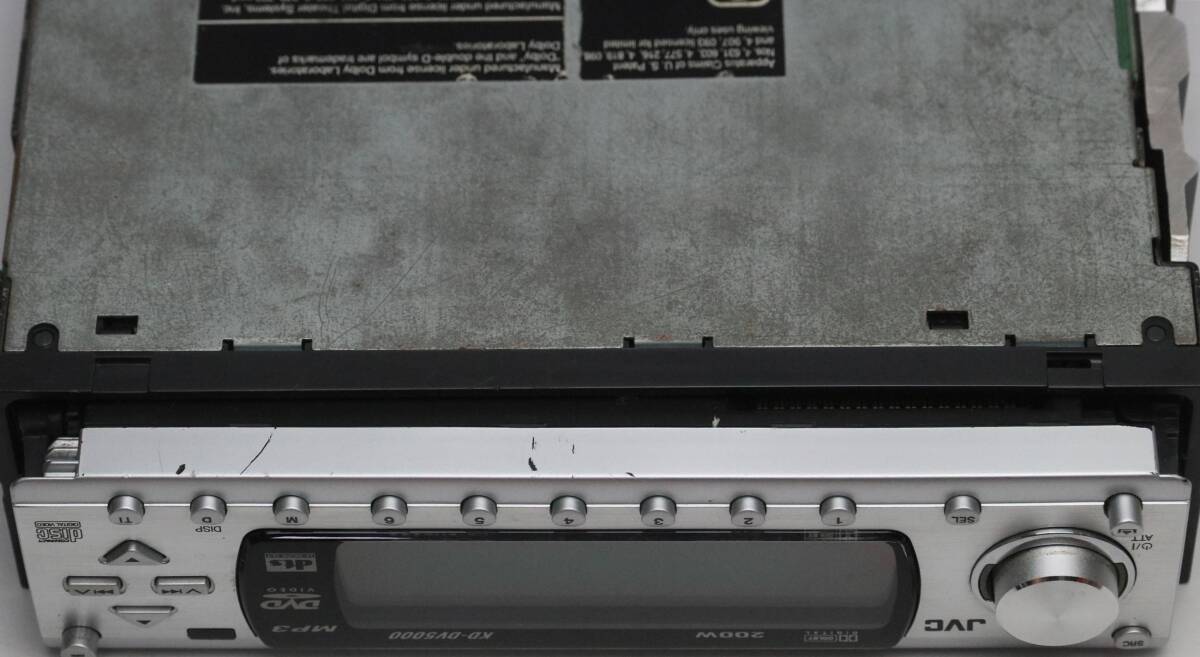 JVC KD-DV5000 MP3/DVDレシーバー EQ/スペアナ 中古(DVDプレイヤー 