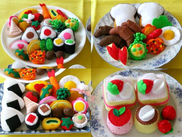 ☆mamarin☆*手作りフエルトおままごとお弁当セット（全７０個）_2