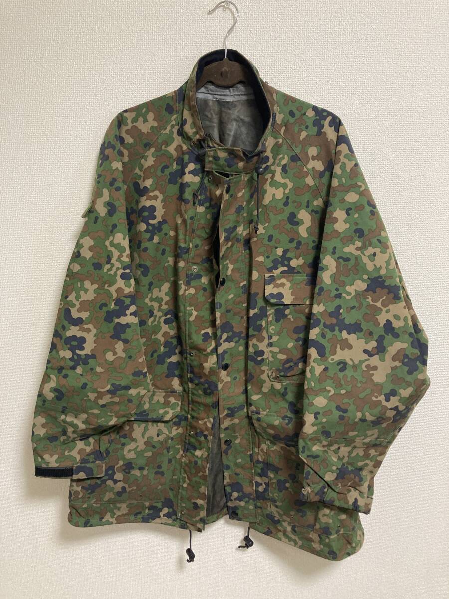 私物 雨衣 陸上自衛隊 レインコート カッパ 2型 迷彩服 戦闘服 海上