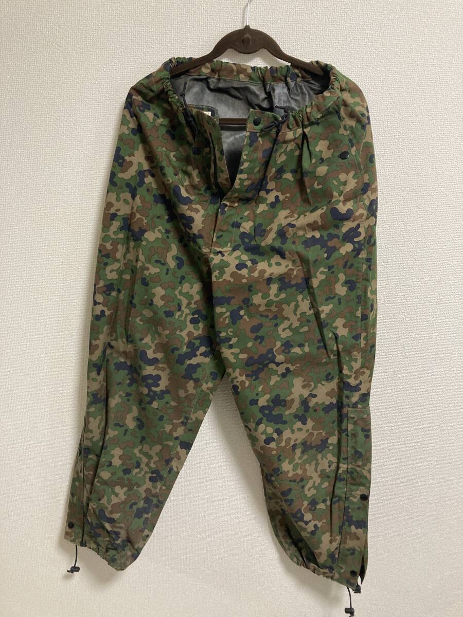 私物 雨衣 陸上自衛隊 レインコート カッパ 2型 迷彩服 戦闘服 海上