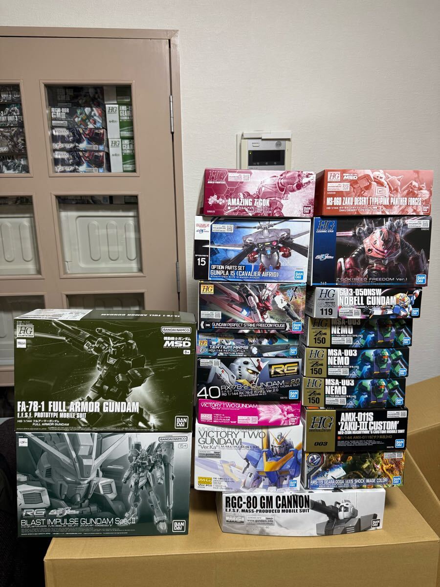 ガンダム　ガンプラセット　Aセット　GUNDAM GUNPLA プレミアムバンダイ　新品未組立　 HG HGUC BANDAI MG プレミアムバンダイ_1
