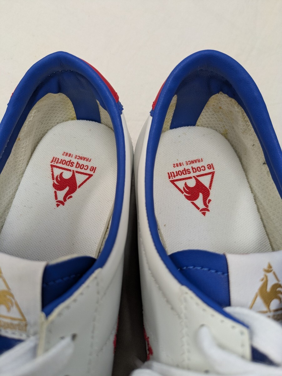 送料無料　ルコック モンペリエ 25.5 レザー トリコロール le coq sportif_5