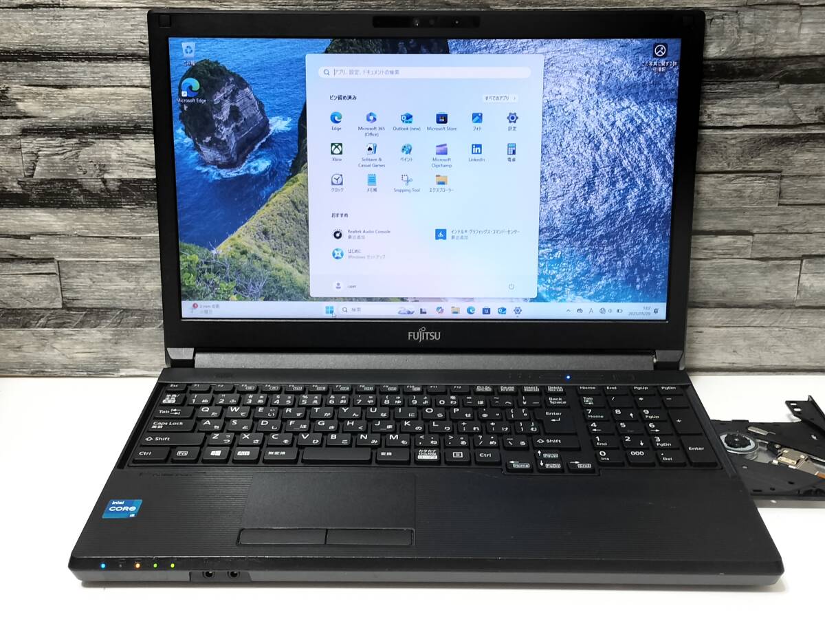 ★2021-2022モデル★Windows11★富士通★第11世代 Core i5-1145G7★NVMe SSD256GB★メモリ16GB★Wi-Fi 6対応★Bluetooth★カメラ★Type-C★_2