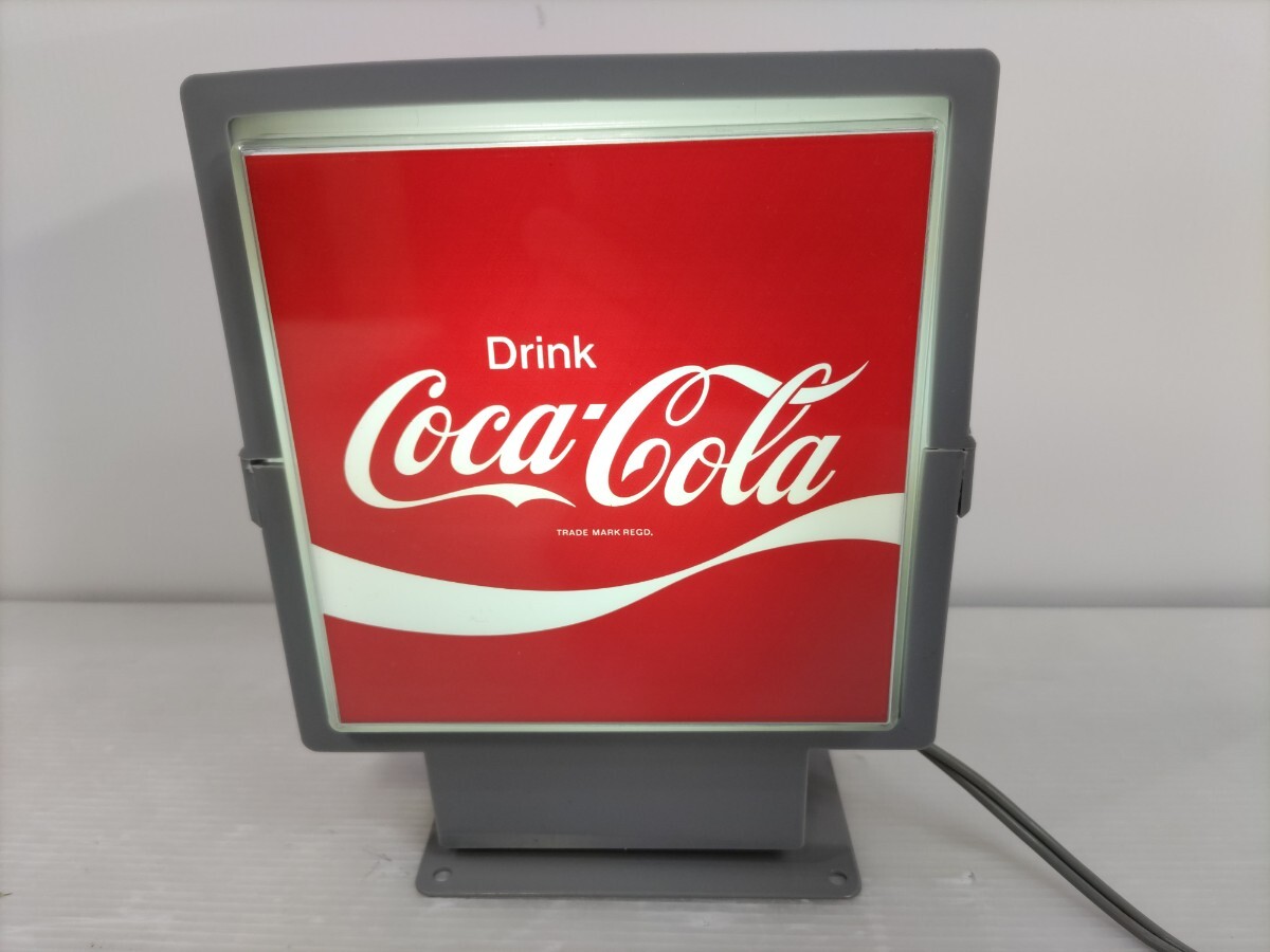 ☆コカ・コーラ ミニ・プラスチック・サイン ミニ電飾看板 コカコーラ 