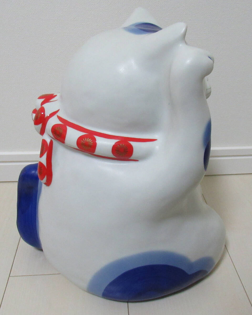 もりわじん 特大招き猫 おもだか屋 招き猫(東洋彫刻)｜売買された