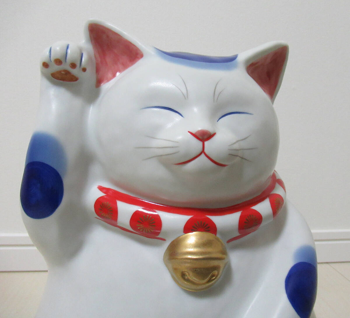 もりわじん 特大招き猫 おもだか屋 招き猫(東洋彫刻)｜売買された