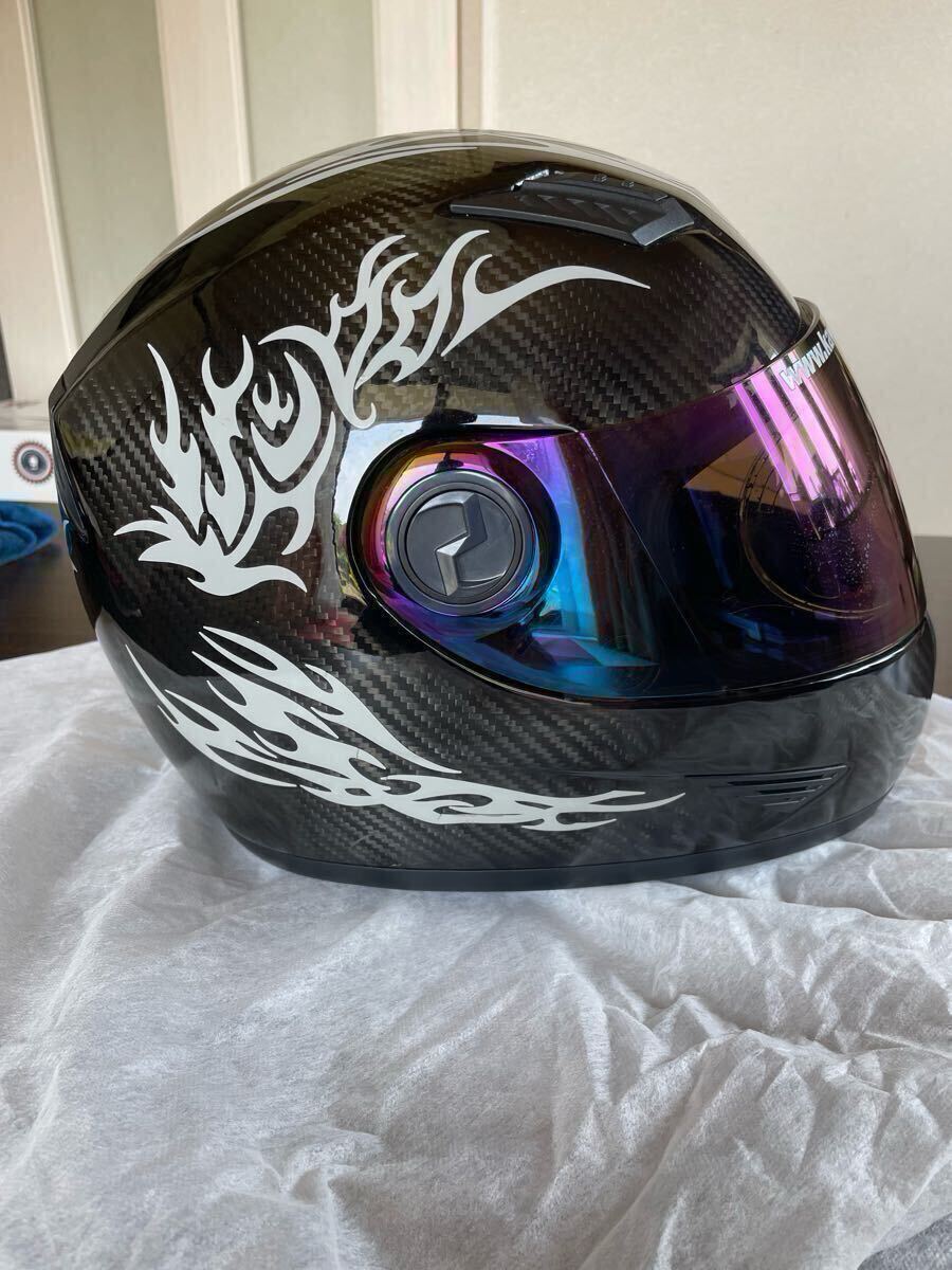 WINS エー・フォースカーボンフルフェイスヘルメット　Ｌサイズ_1