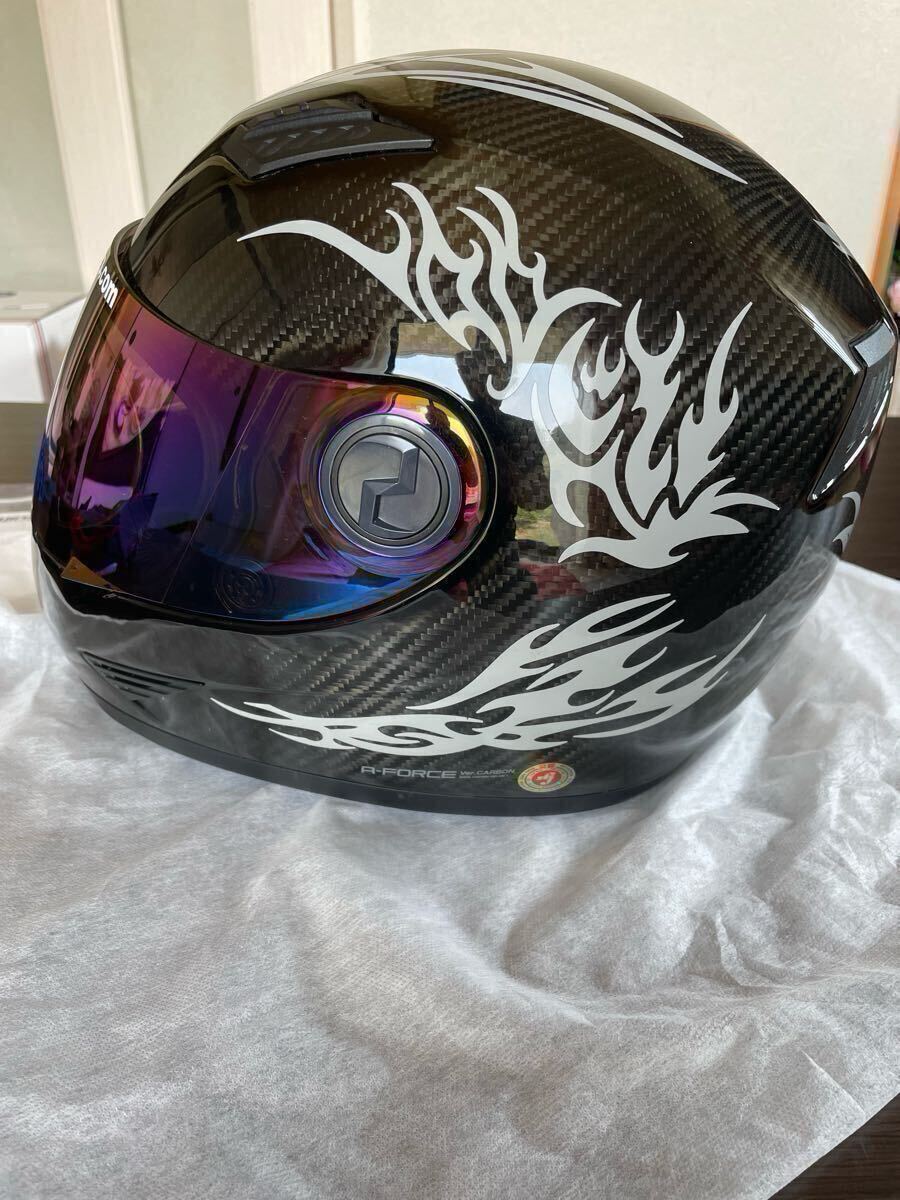 WINS エー・フォースカーボンフルフェイスヘルメット　Ｌサイズ_2