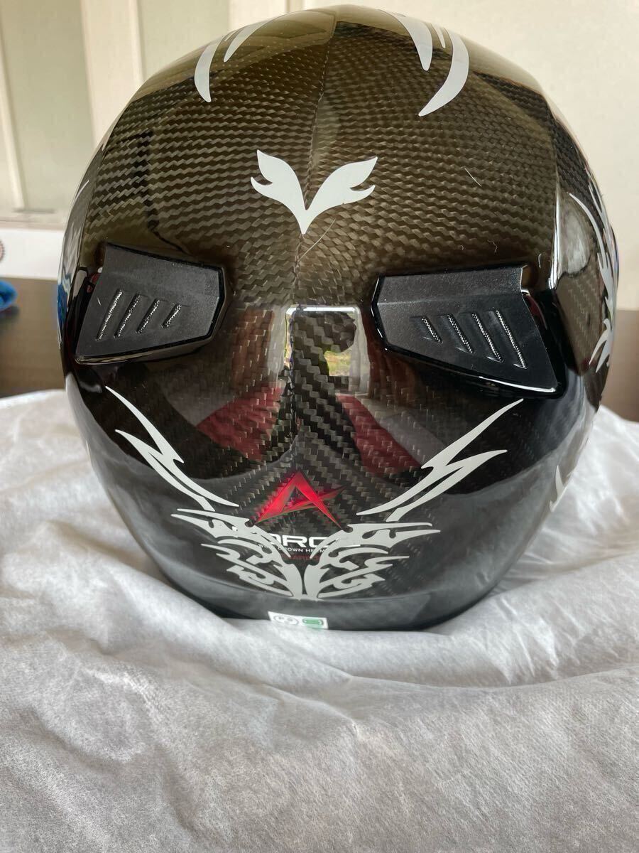 WINS エー・フォースカーボンフルフェイスヘルメット　Ｌサイズ_3