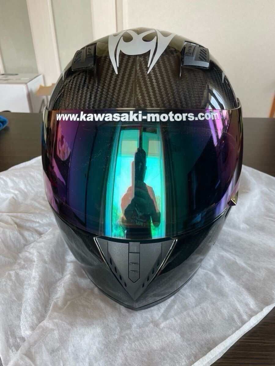 WINS エー・フォースカーボンフルフェイスヘルメット　Ｌサイズ_4