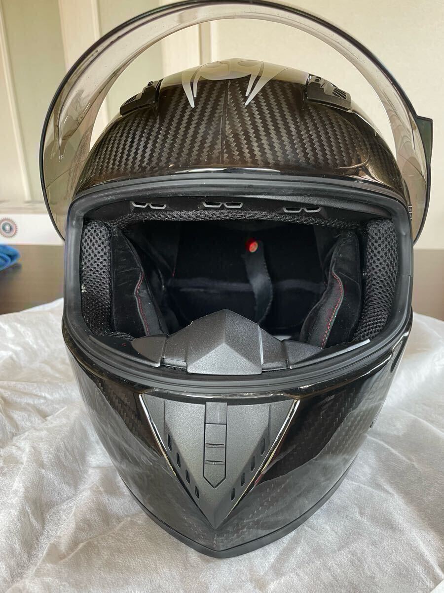 WINS エー・フォースカーボンフルフェイスヘルメット　Ｌサイズ_6