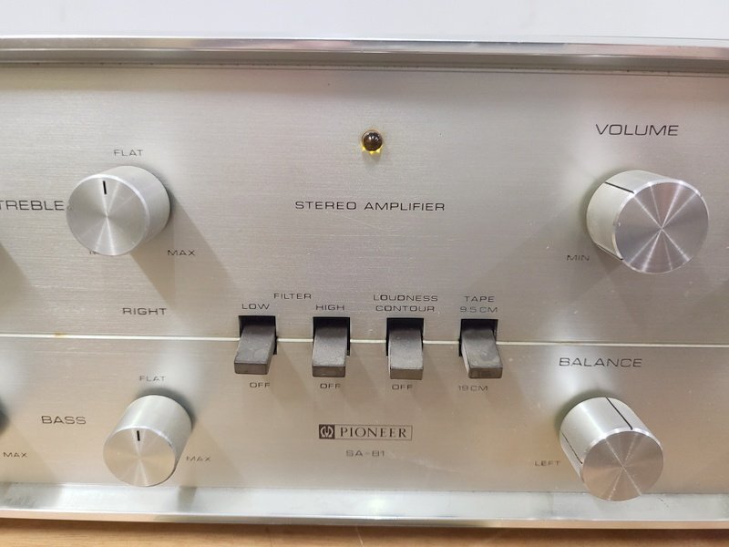 ジャンク品】Pioneer SA-81 プリメインアンプ 真空管 パイオニア 1円