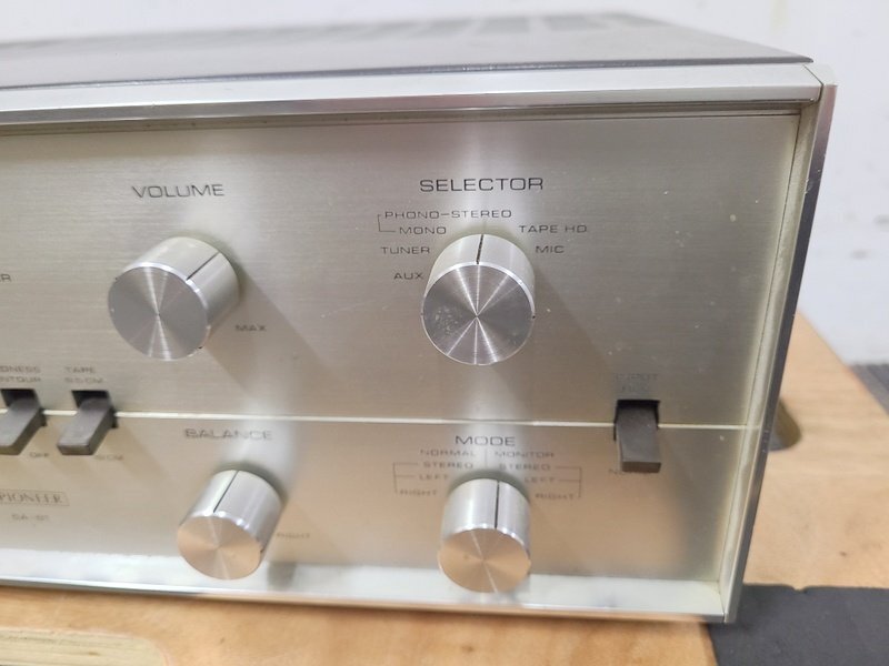ジャンク品】Pioneer SA-81 プリメインアンプ 真空管 パイオニア 1円