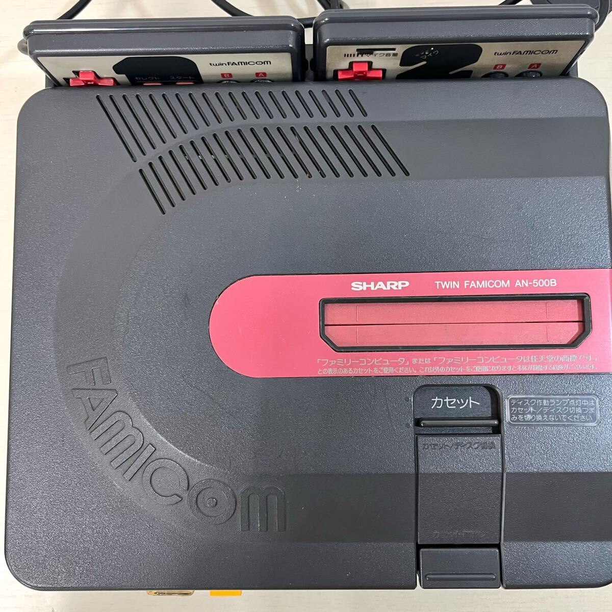 SHARP TWIN FAMICOM シャープ ツインファミコン AN-500B 動作品 箱付