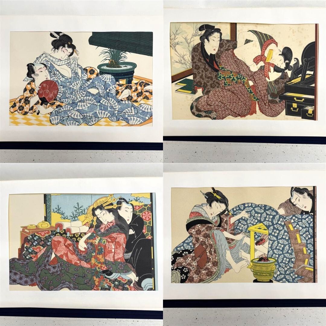 6533 渓斎英泉 あぶな絵 十二枚揃 春画 美人画 木版画 錦絵 浮世絵