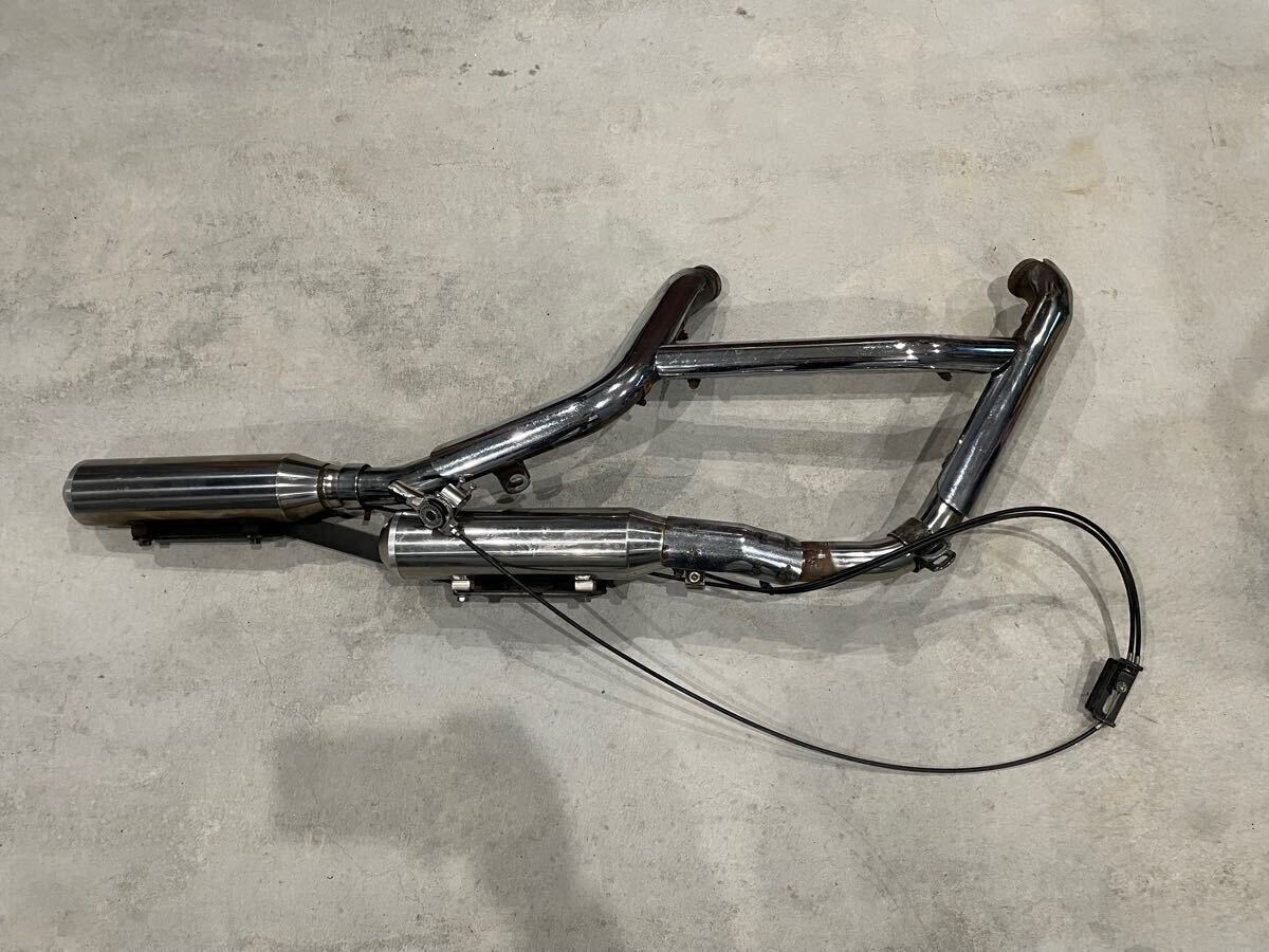 HarleyDavidson ハーレー FXR マフラー サイレンサー ダブルヘッド 